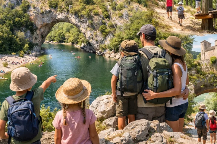 Ardèche en famille : nature, rivières et villages pour un séjour simple