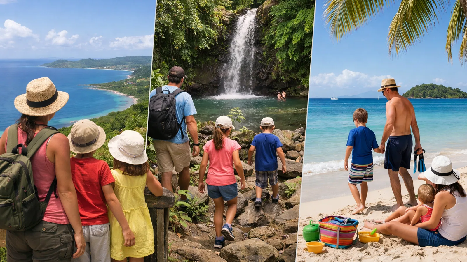 Guadeloupe en famille : plages, nature et secteurs à choisir avec soin