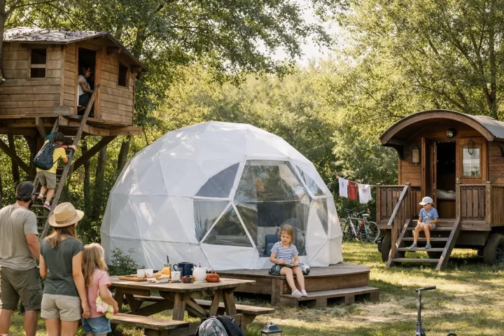 Hébergement insolite en famille en France : choisir l’expérience sans oublier le pratique