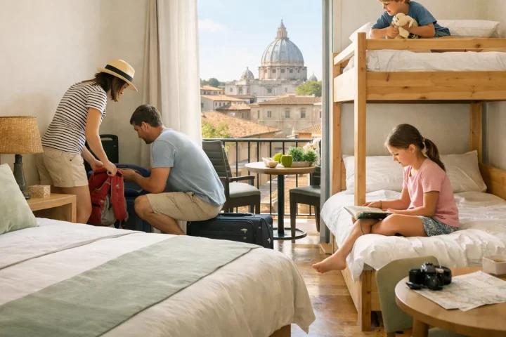 Hôtel à Rome pour les familles : choisir un quartier qui évite l’épuisement
