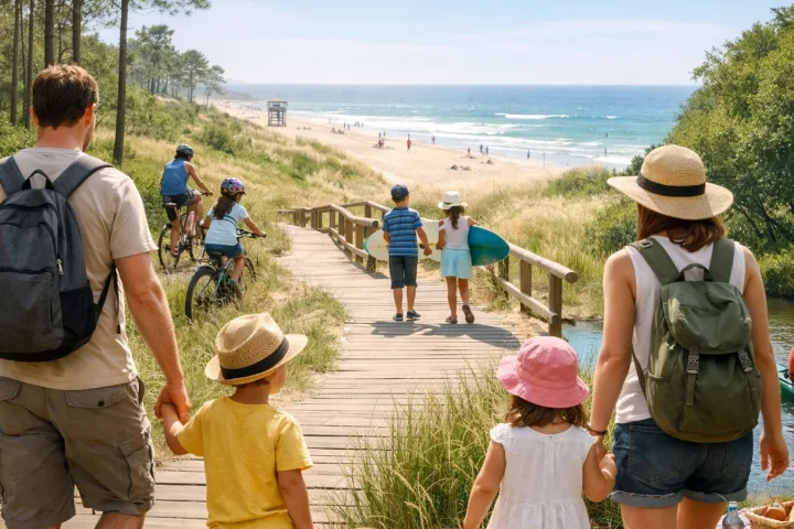 Landes en famille : plages, vélo et grands espaces au bon endroit