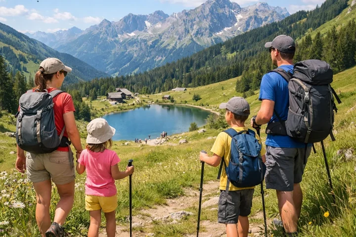 Montagne l’été en famille : fraîcheur, activités et rythme apaisé