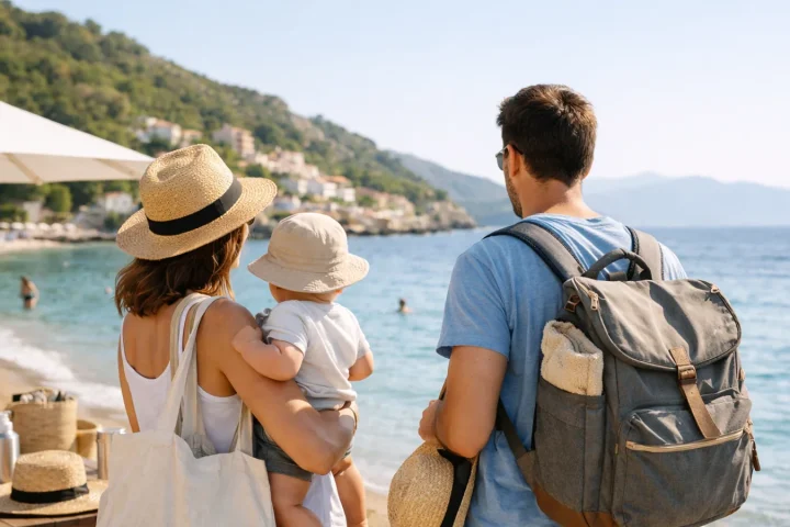 Premières vacances avec bébé : choisir simple pour profiter vraiment