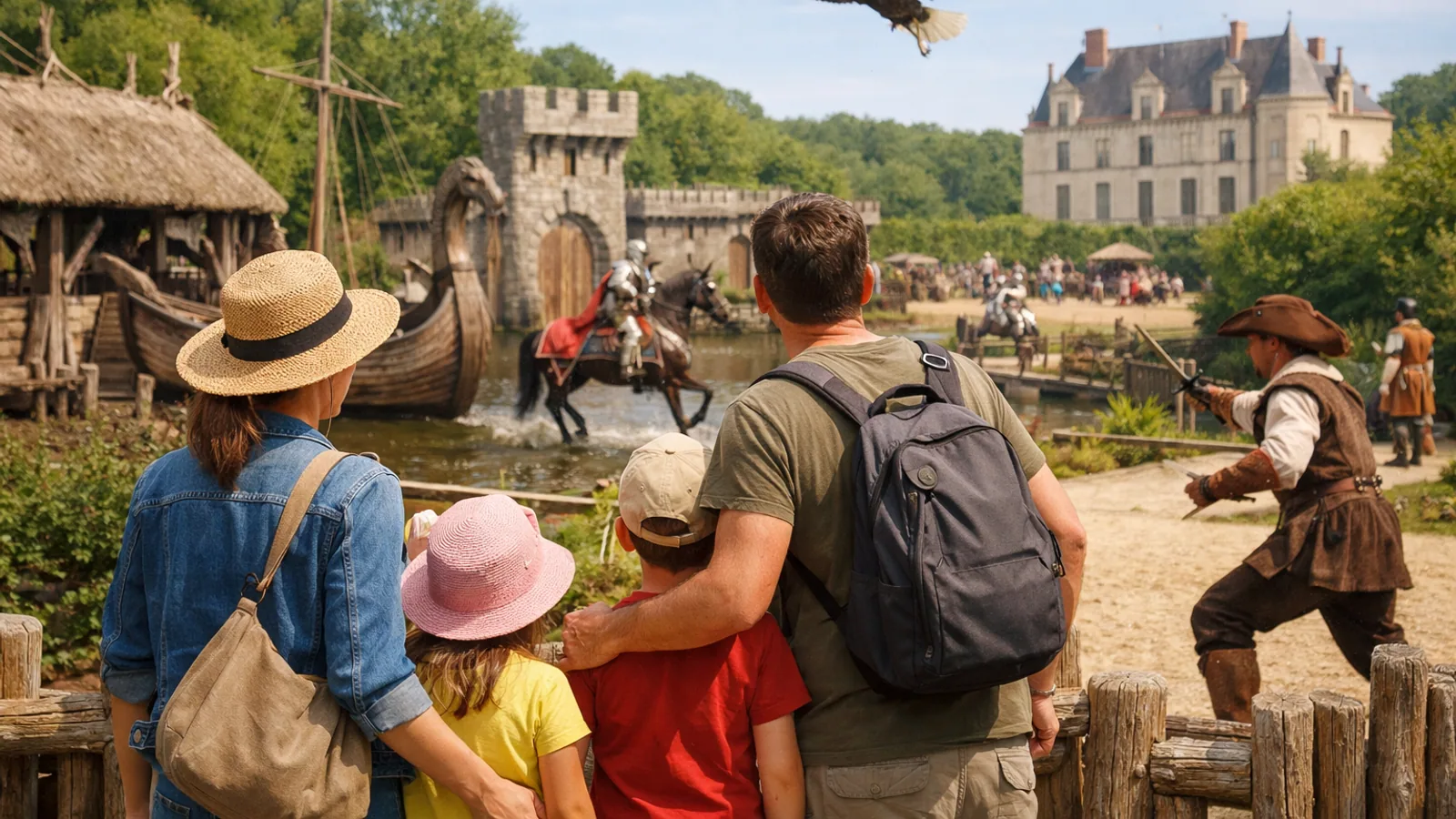Puy du Fou en famille : organiser spectacles, attentes et pauses