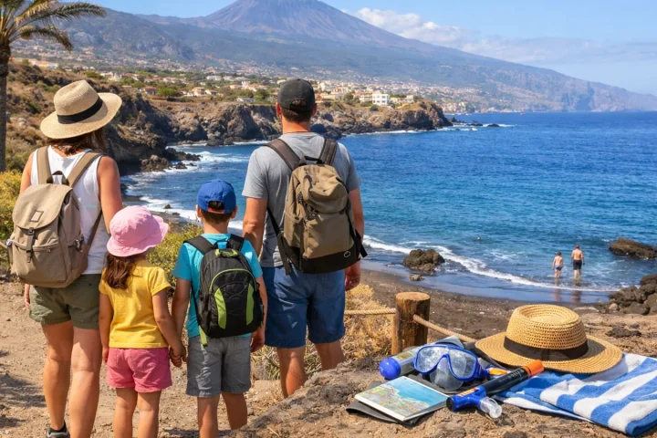 À Tenerife en famille, choisir le nord ou le sud change le séjour