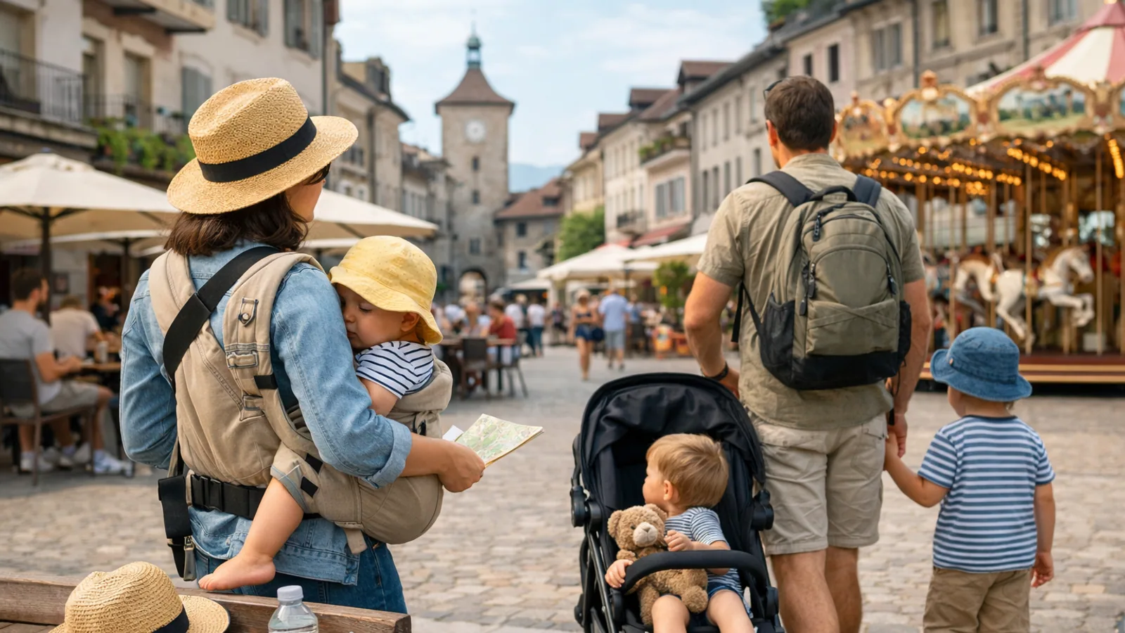 Voyager avec des enfants en bas âge : construire un séjour à leur rythme